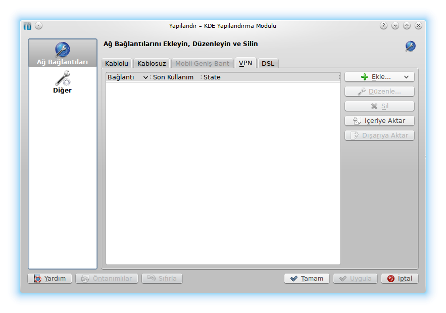 Pisi Linux PPTP VPN Bağlantısı Kurmak