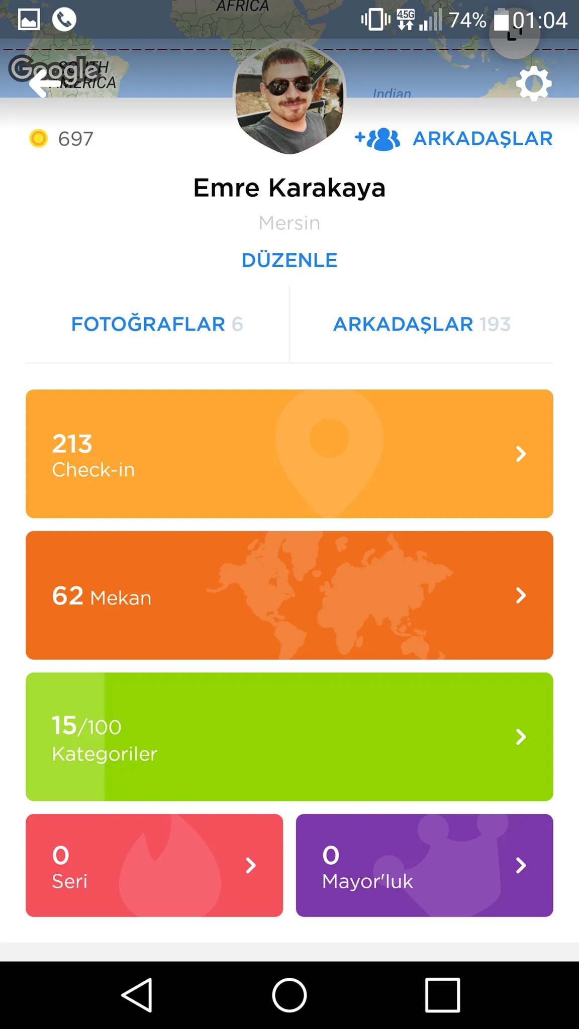 Swarm Profil Ekranı