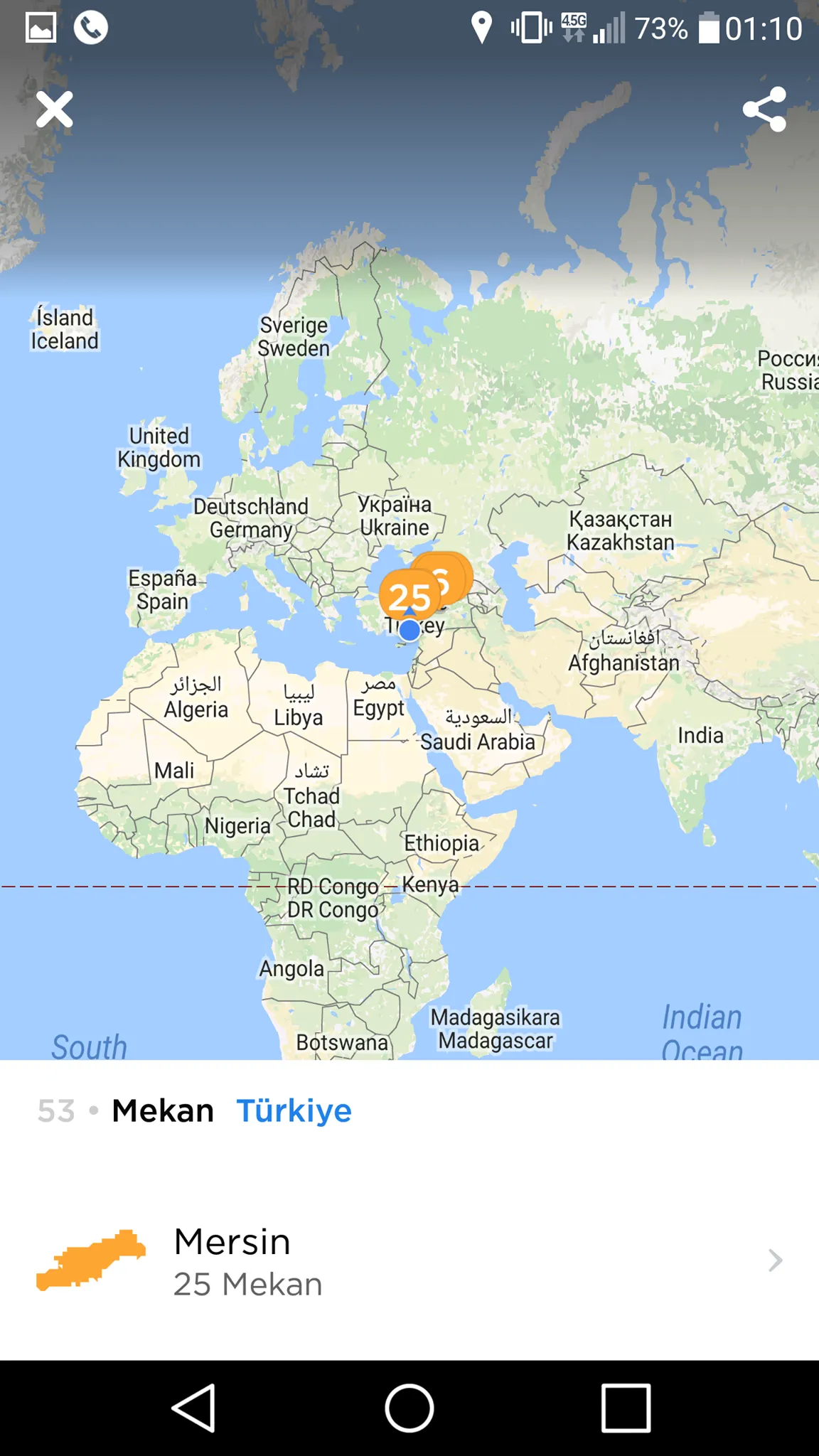 Swarm İnteraktif Harita